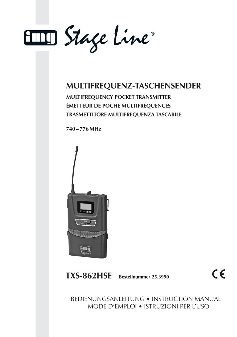 Stageline TXS-862HSE instruction manual