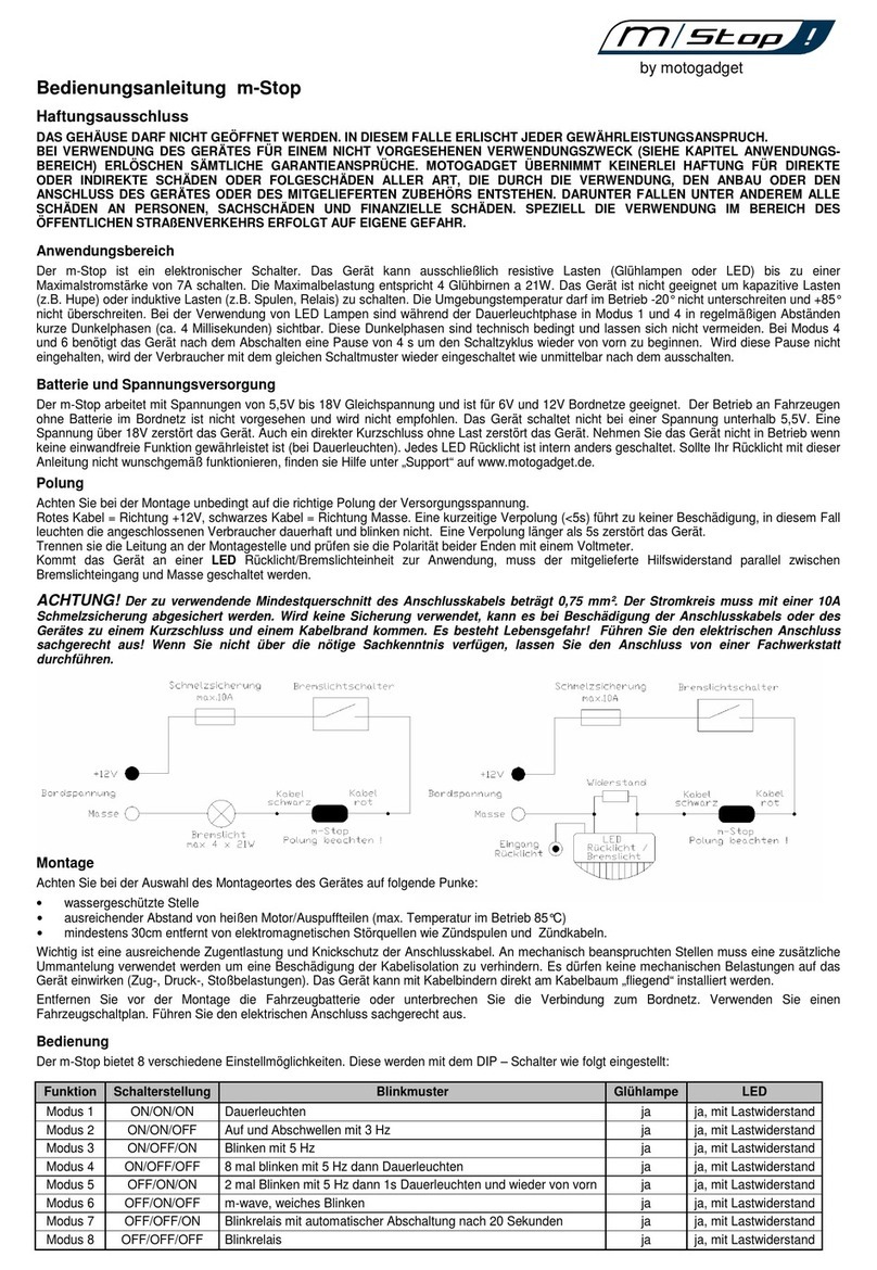 motogadget m-stop instruction manual