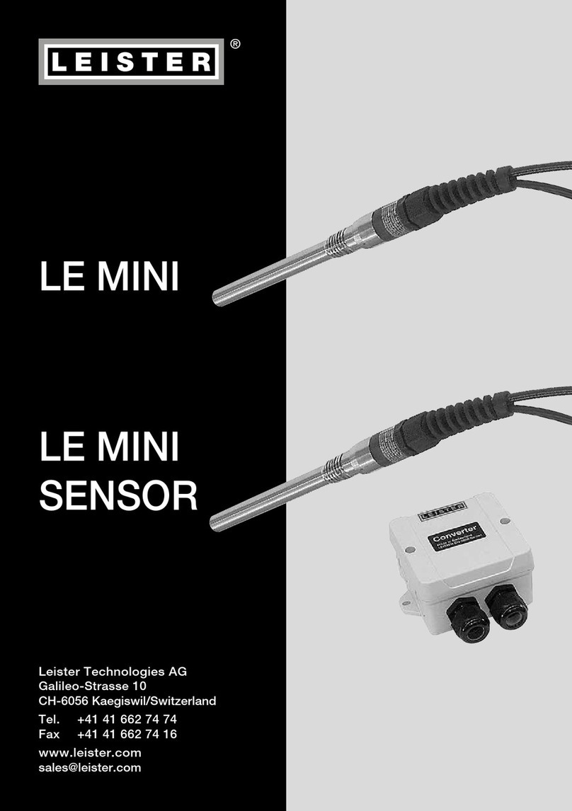 Leister LE MINI operating instructions