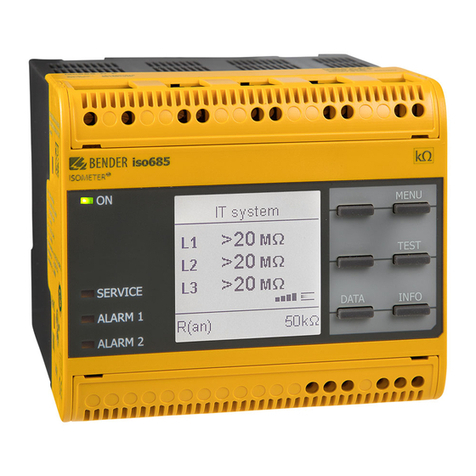 Bender ISOMETER iso685-D-B User manual