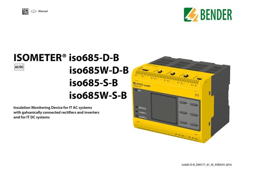 Bender ISOMETER iso685W-S-B manual