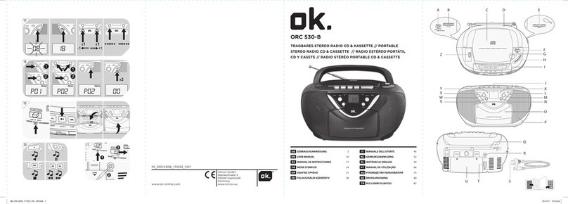O.K. ORC 530-B user manual