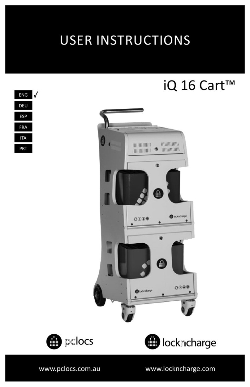 LocknCharge PC Locs iQ 16 Cart User manual
