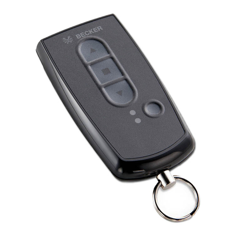 Becker Centronic EasyControl EC142-II User manual