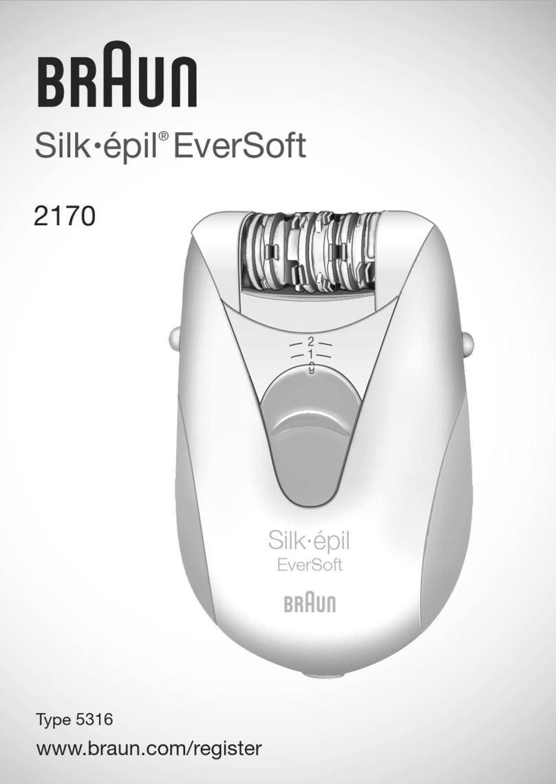Braun Silk epil EverSoft 2170 Quick guide