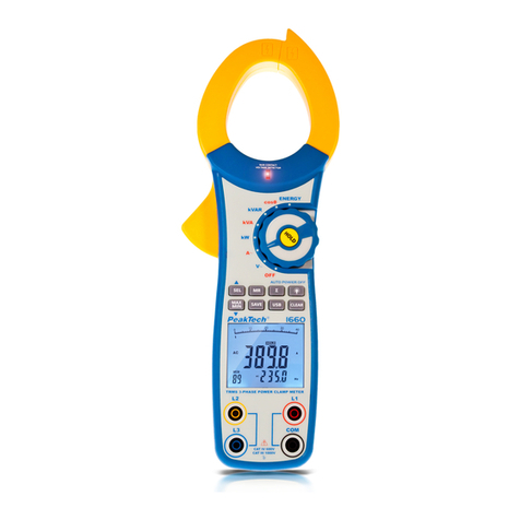 PeakTech 1660 User manual