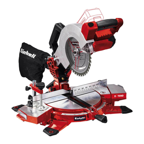 EINHELL TE-MS 18/210 Li-Solo User manual