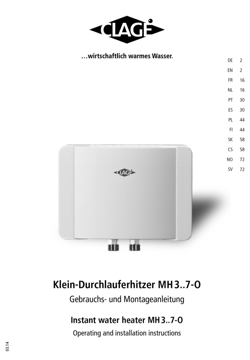 clage MH3-O User manual clage MH3-O User manual