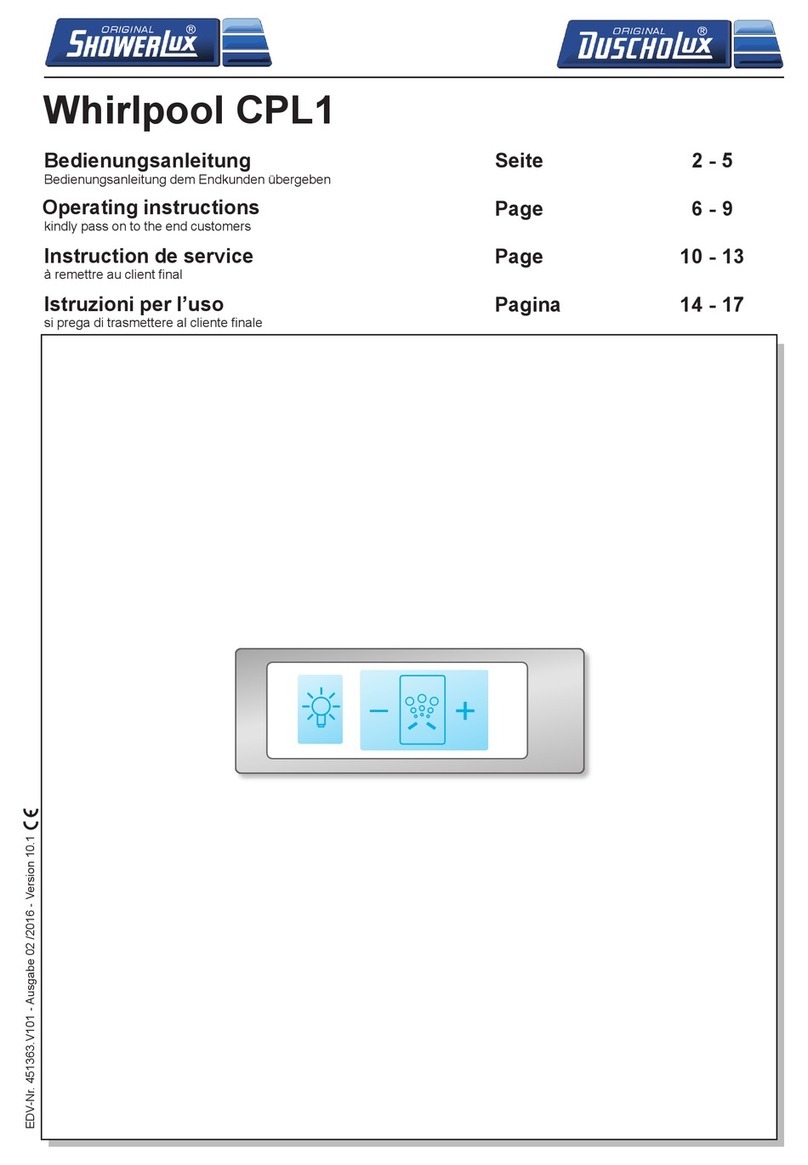 Duscholux CPL1 operating instructions