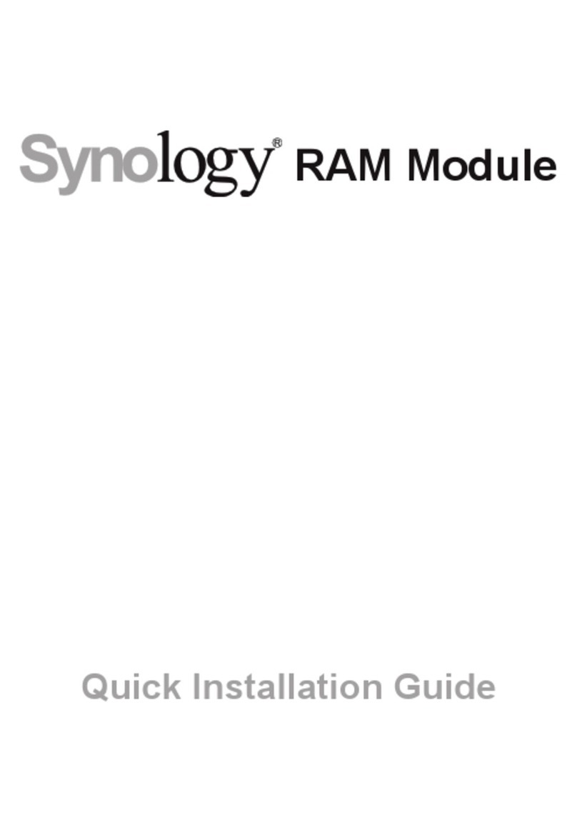 Synology DiskStation Series User manual Synology DiskStation Series User manual