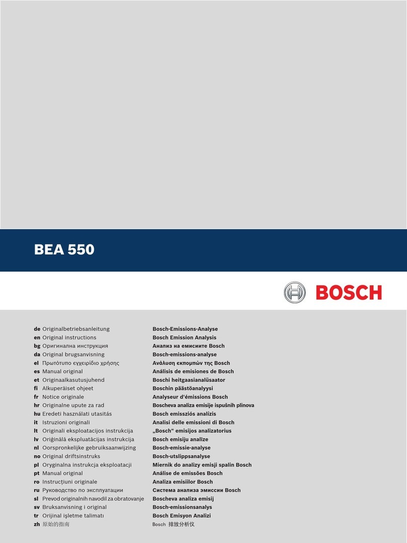 Bosch BEA 550 User manual