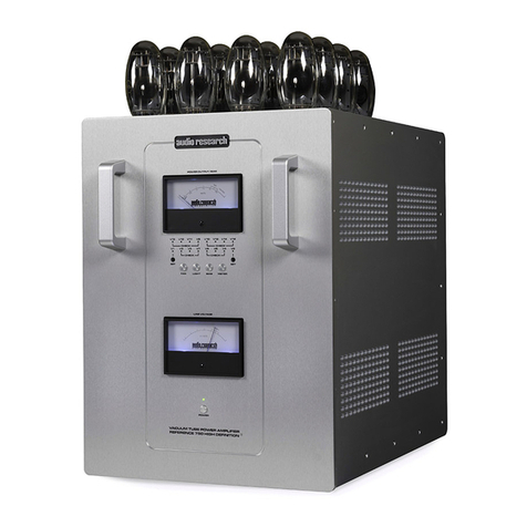Audio Research Reference 750 SE User manual