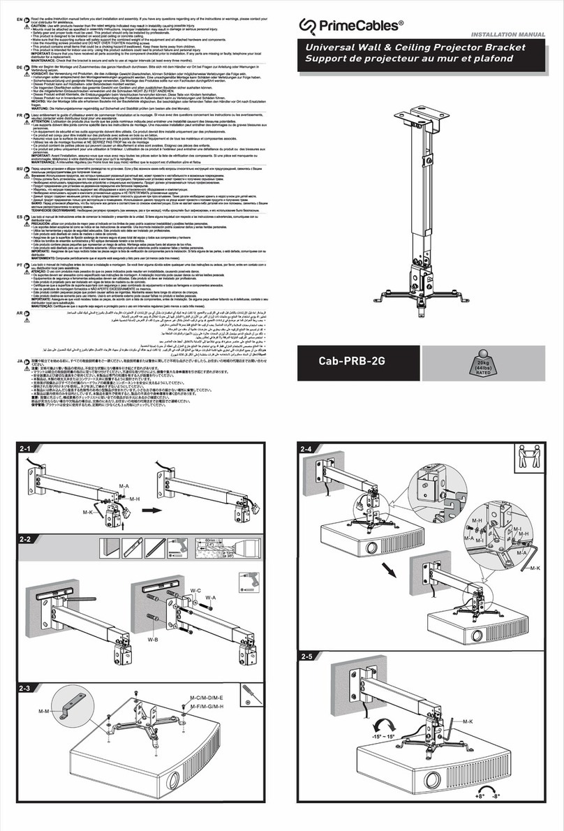 PrimeCables Cab-PRB-2G installation manual