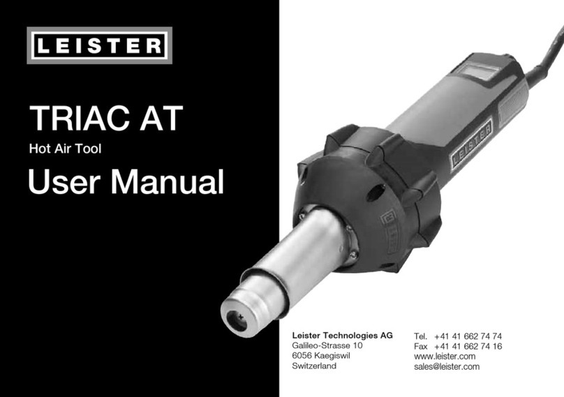 Leister TRIAC AT user manual