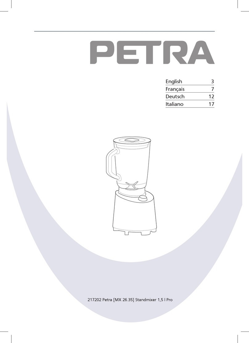 Petra MX 26.35 Pro manual