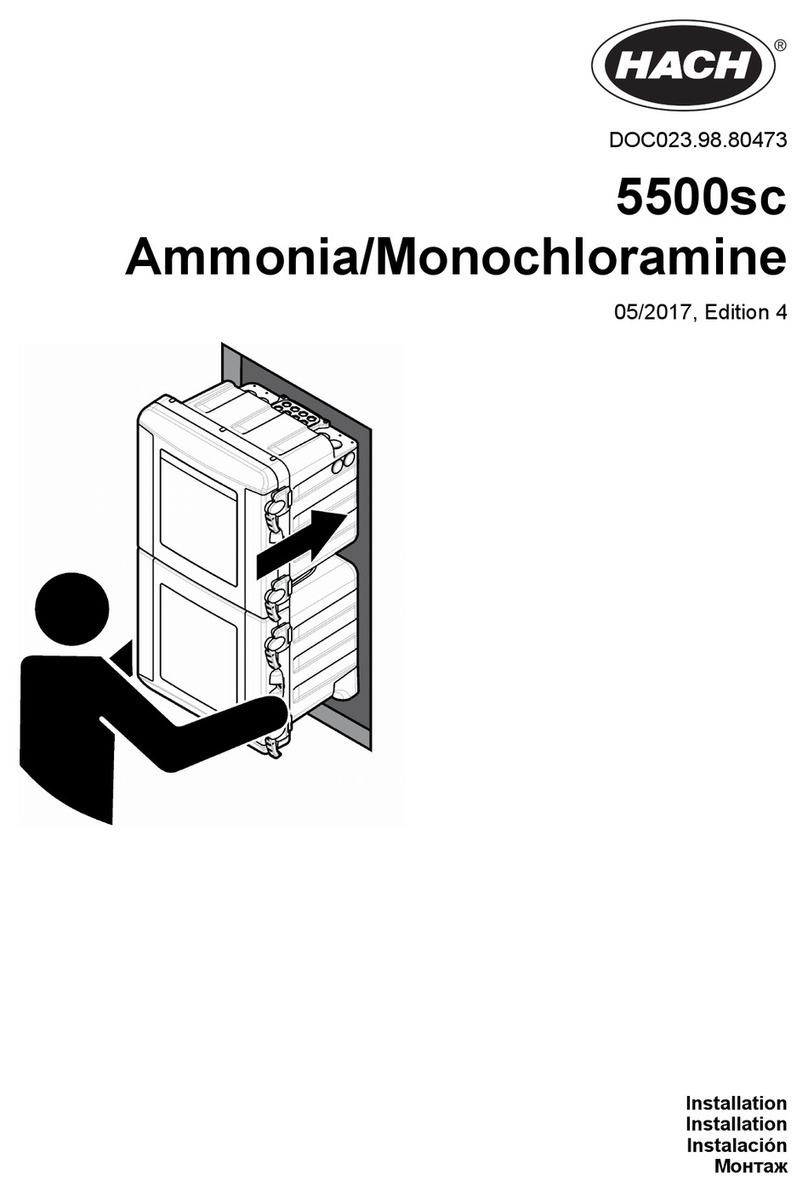 Hach 5500sc User manual