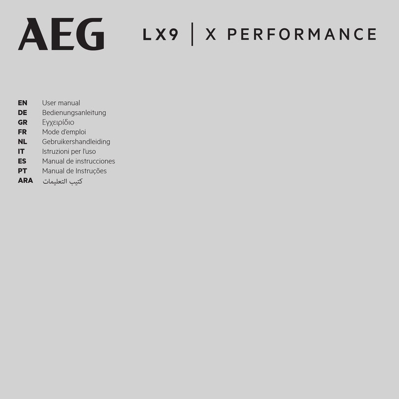 AEG LX9 User manual