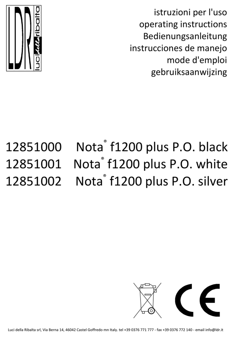 LDR Nota f1200 PO Series operating instructions
