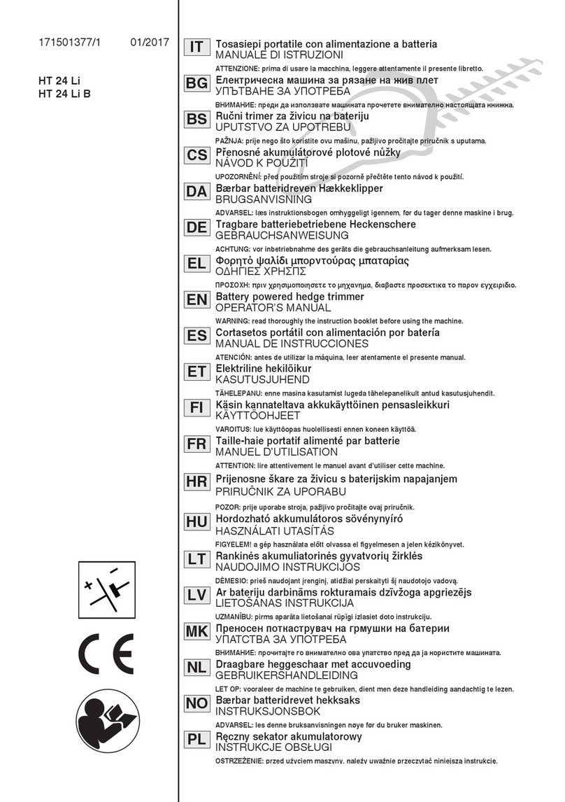 GGP ITALY HT 24 Li User manual