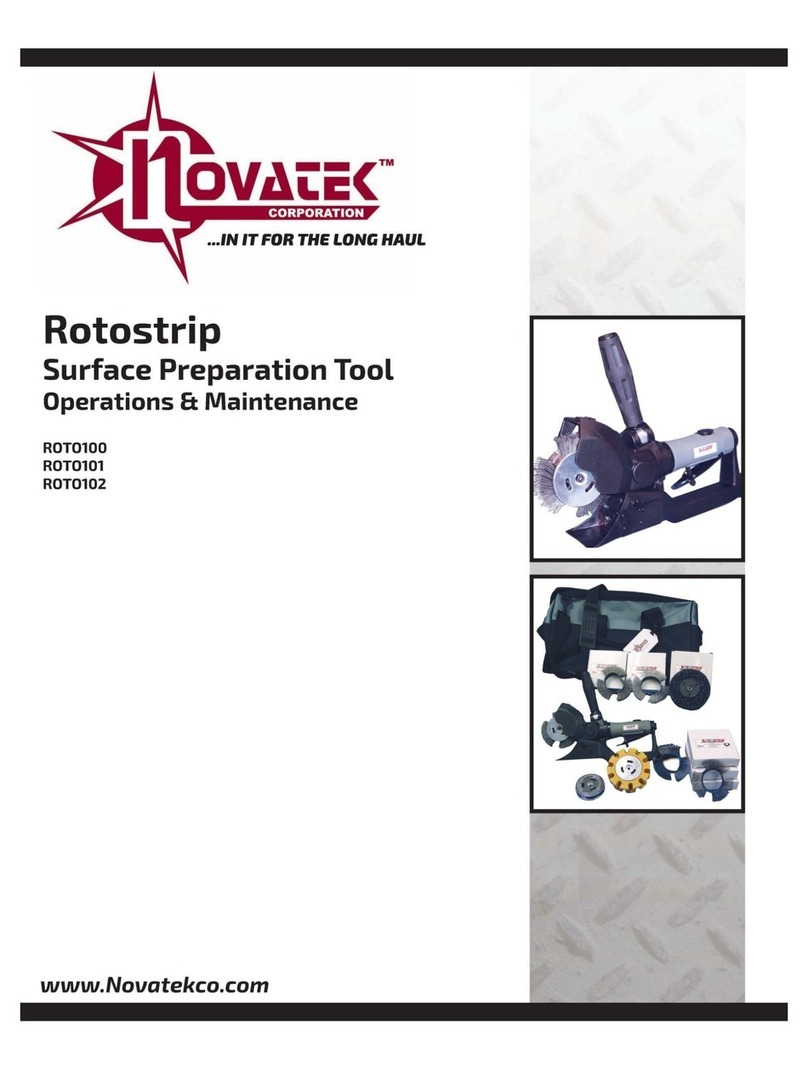 Novatek Rotostrip ROTO100 operation & maintenance