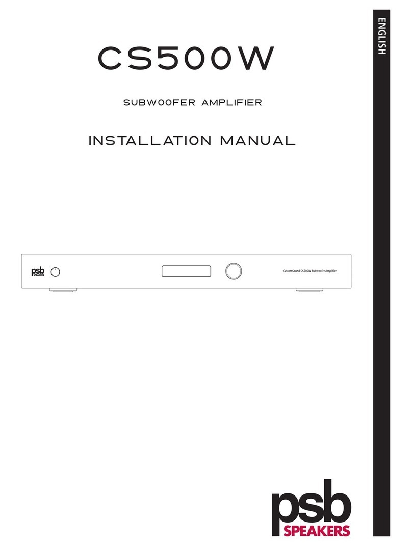 PSB CS500W installation manual