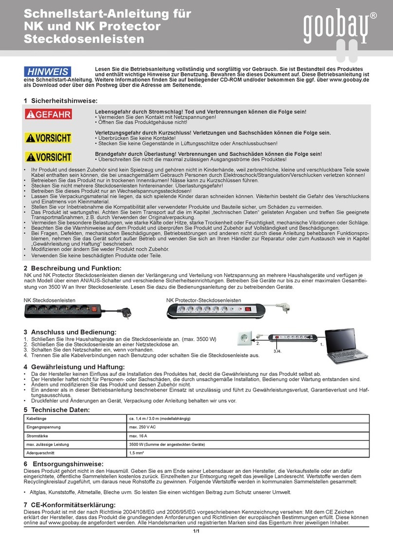 Goobay NK User manual