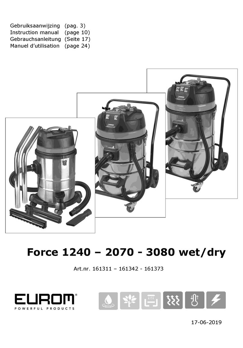 EUROM Force 1240 wet/dry User manual