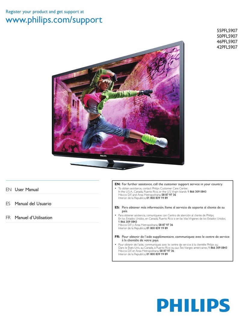 Philips 55PFL5907 User manual Philips 55PFL5907 User manual