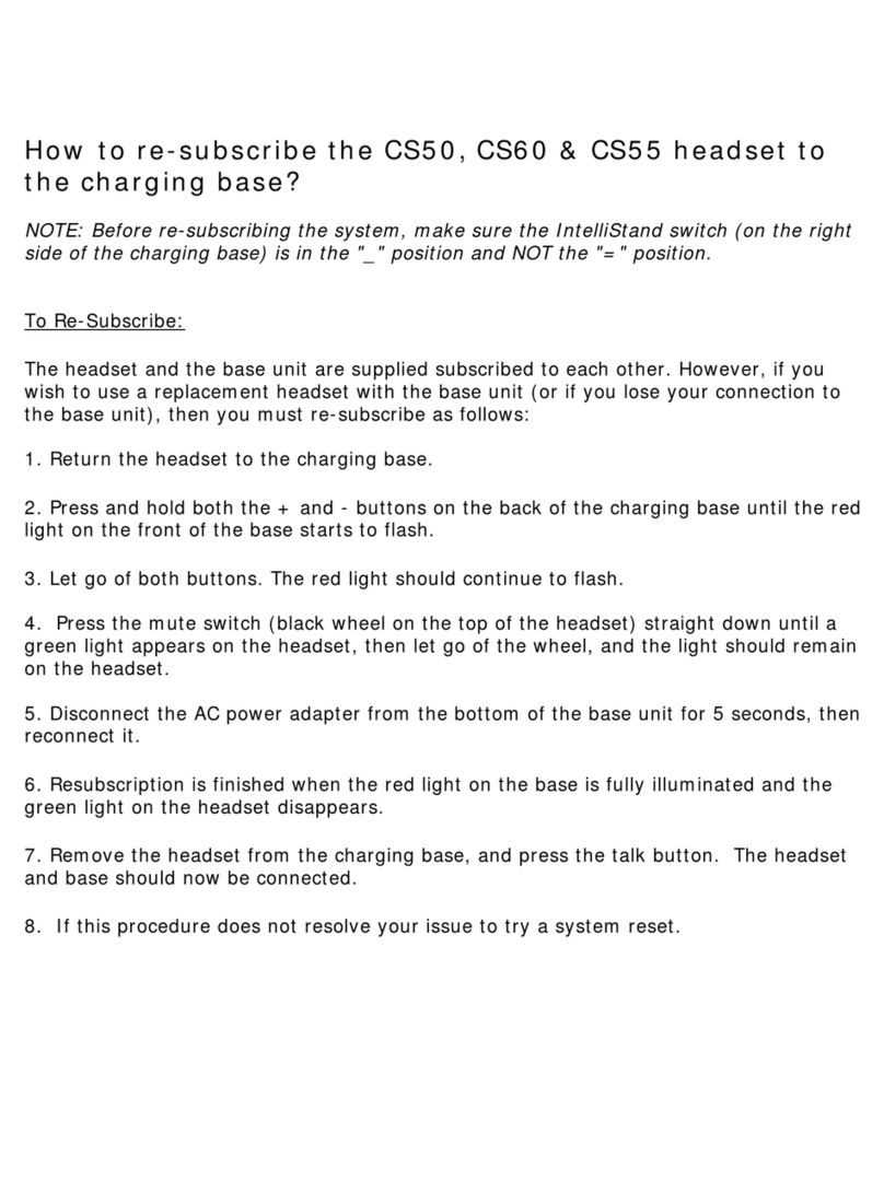 Plantronics CS50 How-to guide