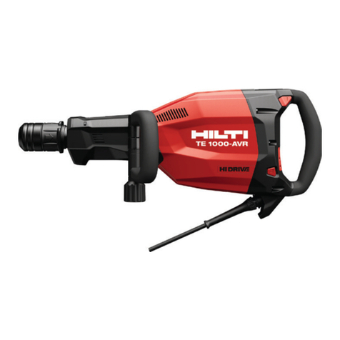 Hilti TE1000-AVR User manual
