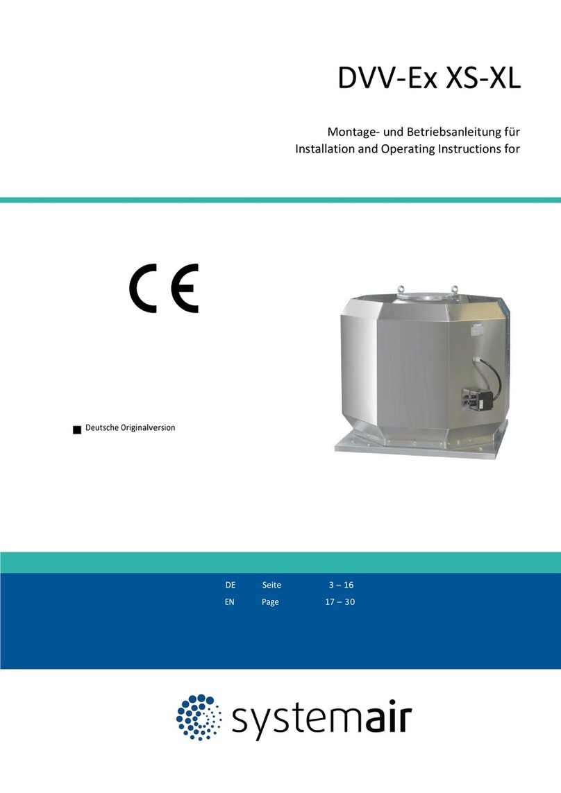 System air DVV-Ex Series User manual