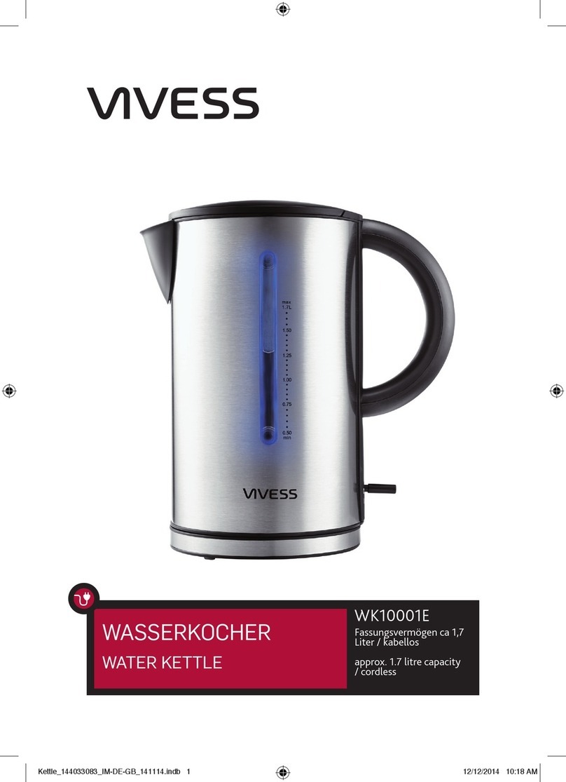 VIVESS WK10001E manual