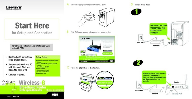 Cisco Linksys WRT54GS Original operating instructions Cisco Linksys WRT54GS Original operating instructions