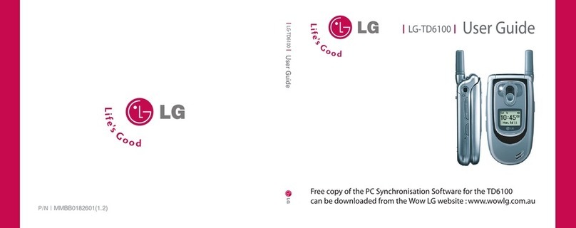 LG TD6100 User manual