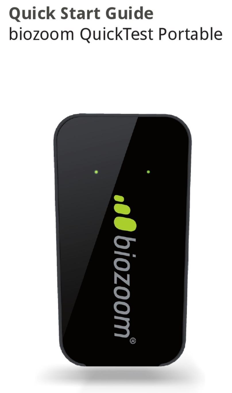 biozoom QuickTest Portable quick start guide