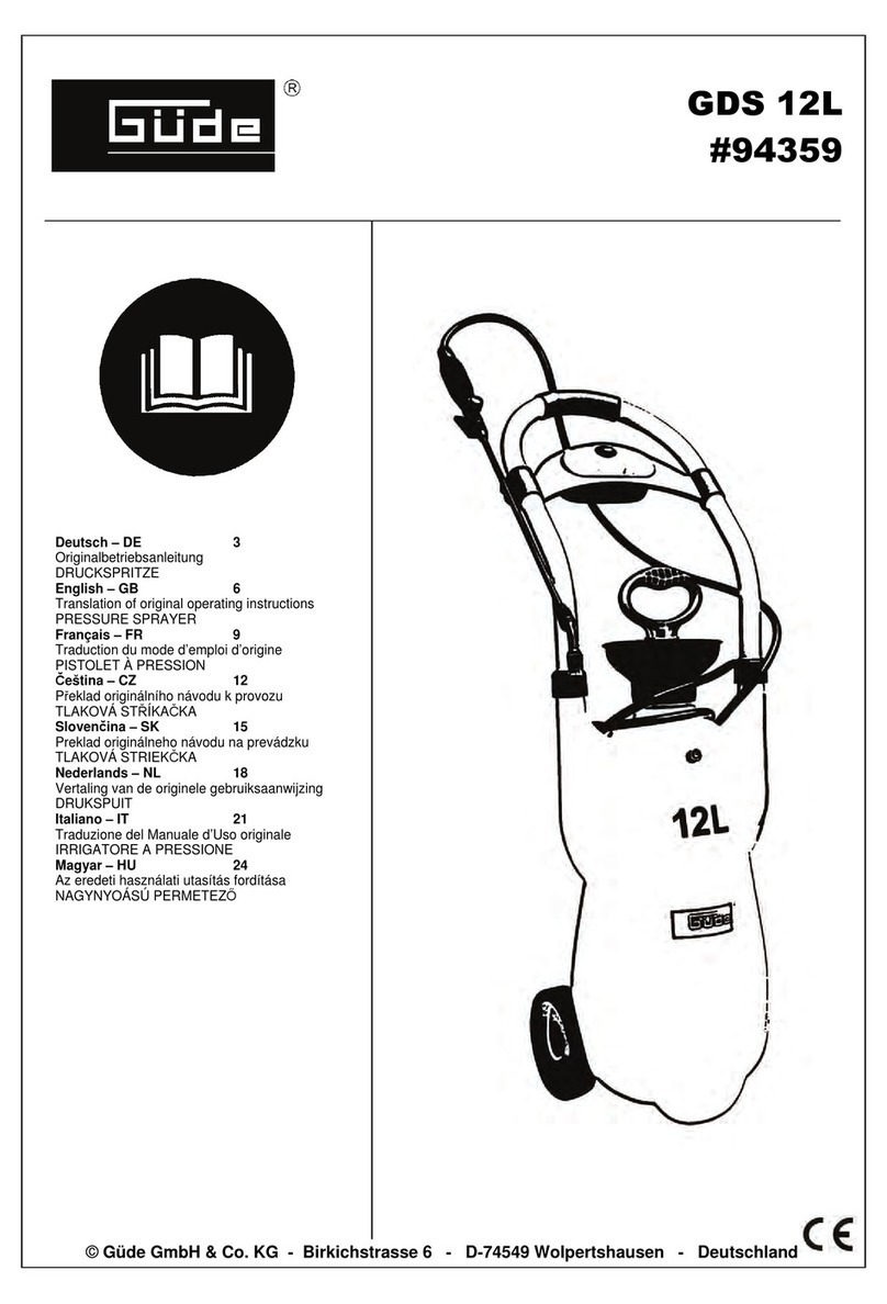 Gude GDS 12L Translation of original operating instructions Gude GDS 12L Translation of original operating instructions