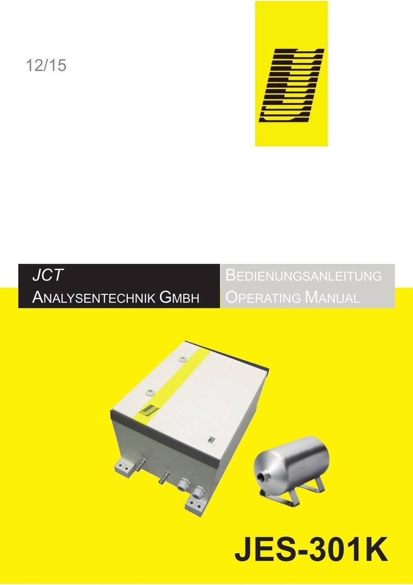 Jct JES-301K operating manual
