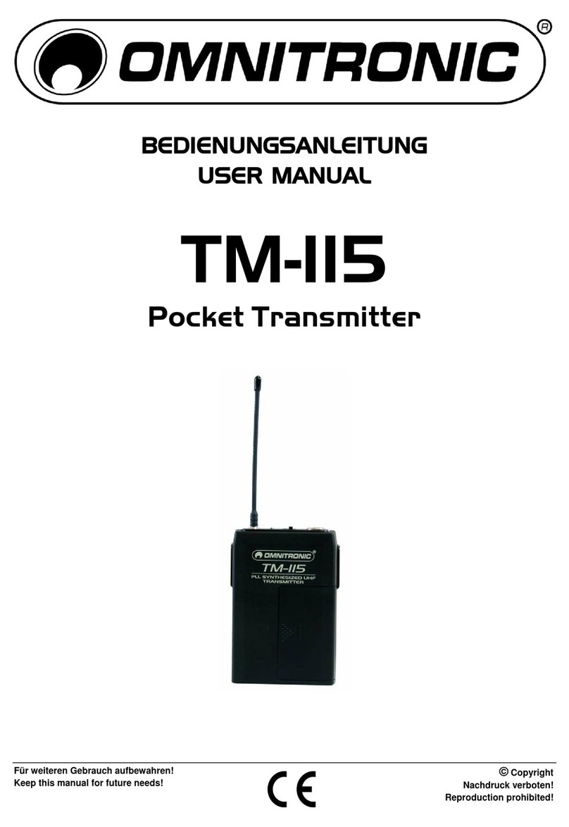 Omnitronic TM-115 User manual Omnitronic TM-115 User manual