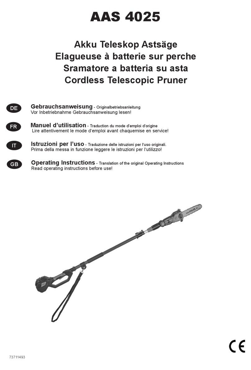 Ikra Gartenmeister GM AAS 4025 operating instructions