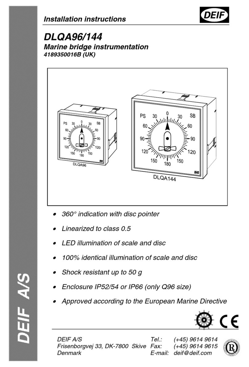 Deif DLQA96 User manual