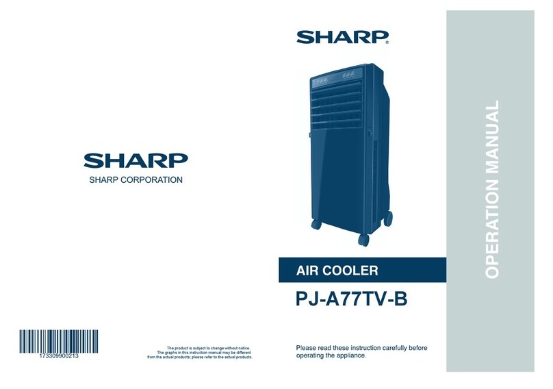Sharp PJ-A77TV-B User manual