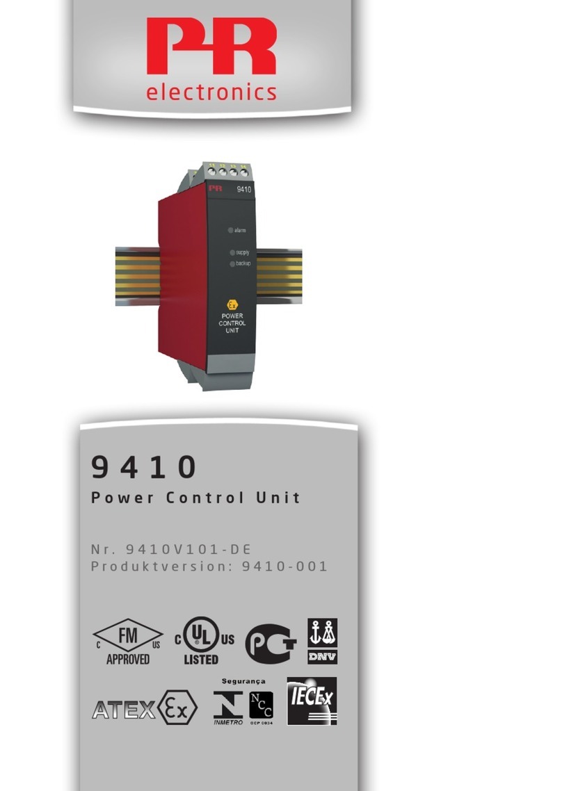PR electronics 9410 Series Installation Drawings