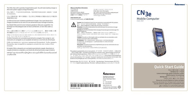 Intermec CN3E Series User manual
