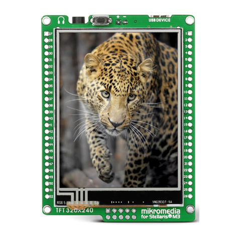 mikroElektronika mikromedia for Stellaris M3 User manual
