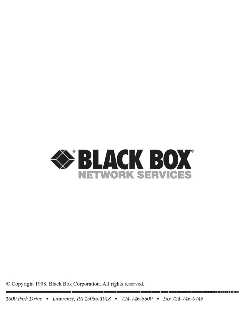 Black Box Programmable Security Guard manual