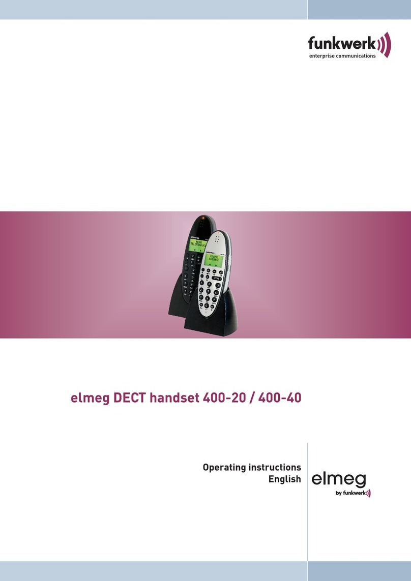 Funkwerk elmeg DECT 400 Series operating instructions