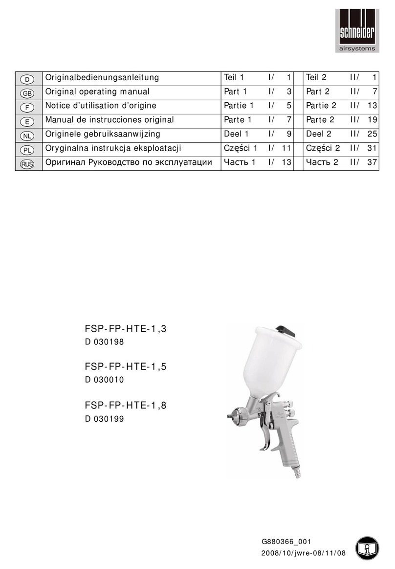 Schneider Airsystems FSP-FP-HTE-1,3 Installation instructions