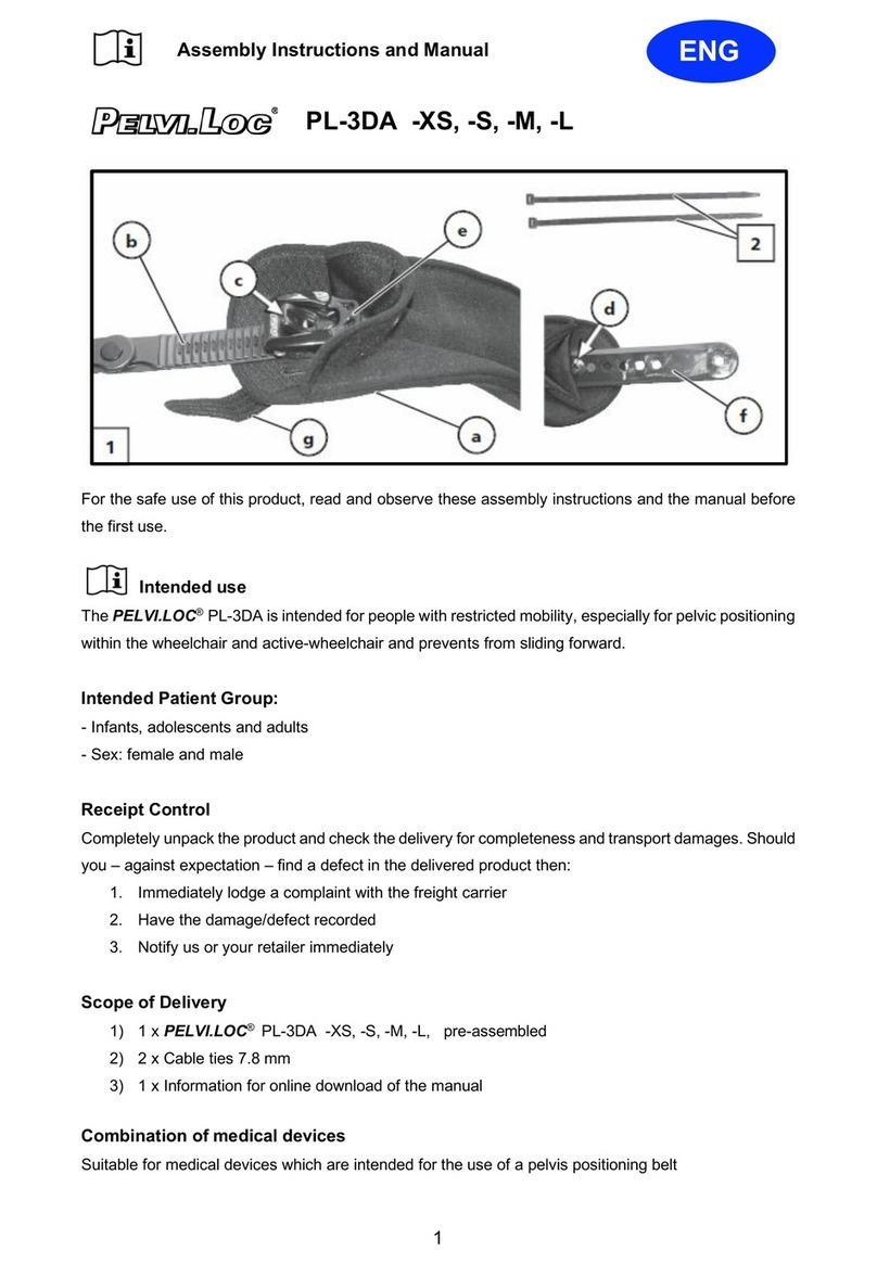 A2J Pelvi.Loc PL-3DA Series User manual