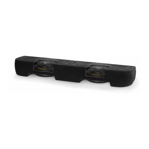 JL Audio Stealthbox SB-F-150-SCDBL/12TW3 User manual JL Audio Stealthbox SB-F-150-SCDBL/12TW3 User manual