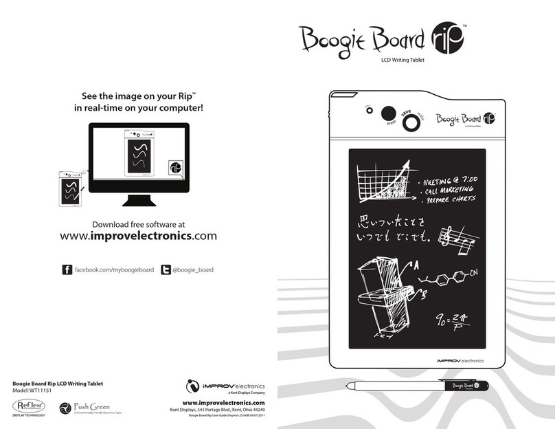iMPROV electronics Boogie Board Rip manual